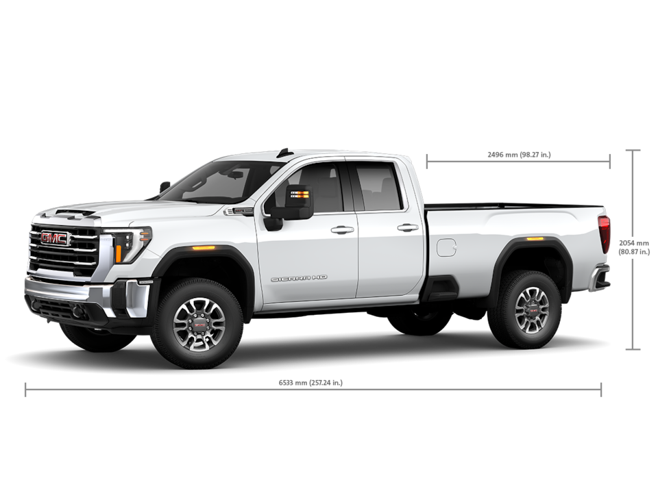 2025 GMC Sierra HD 3500 Double Cab specifications.