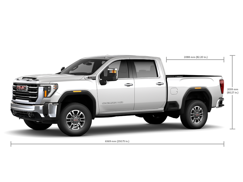 2025 GMC Sierra HD 3500 Crew Cab specifications.