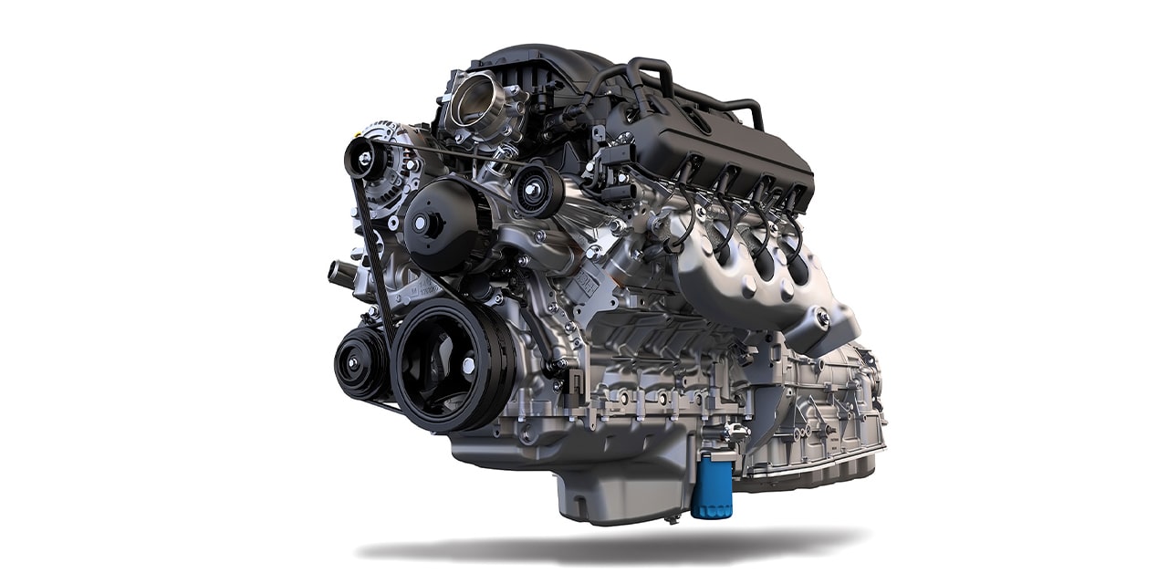 5.3L Gas Engine of the 2026 GMC Sierra 1500 Pickup Truck.