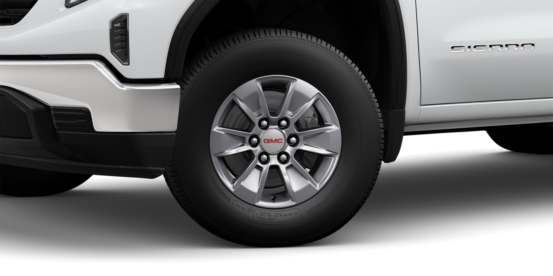 Close-up of the Distinct Wheels of the 2026 GMC Sierra 1500 Pro.