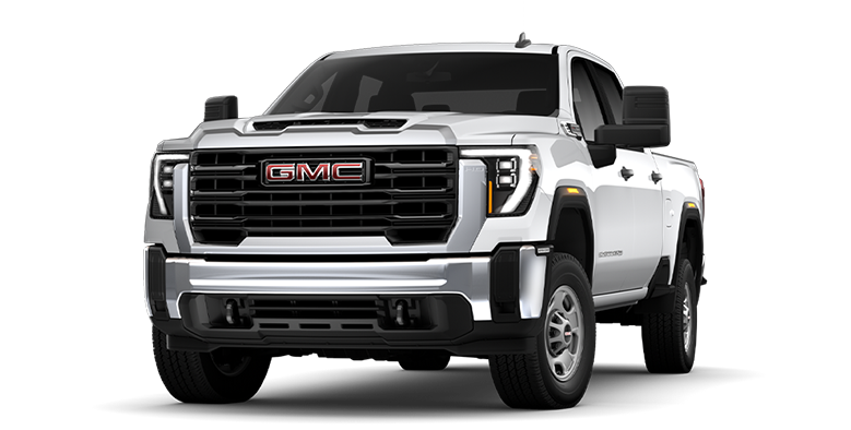 2026 GMC Sierra HD Pro in Summit White.