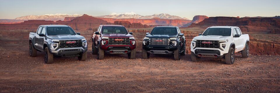 2023 GMC mid-size pickup trucks.