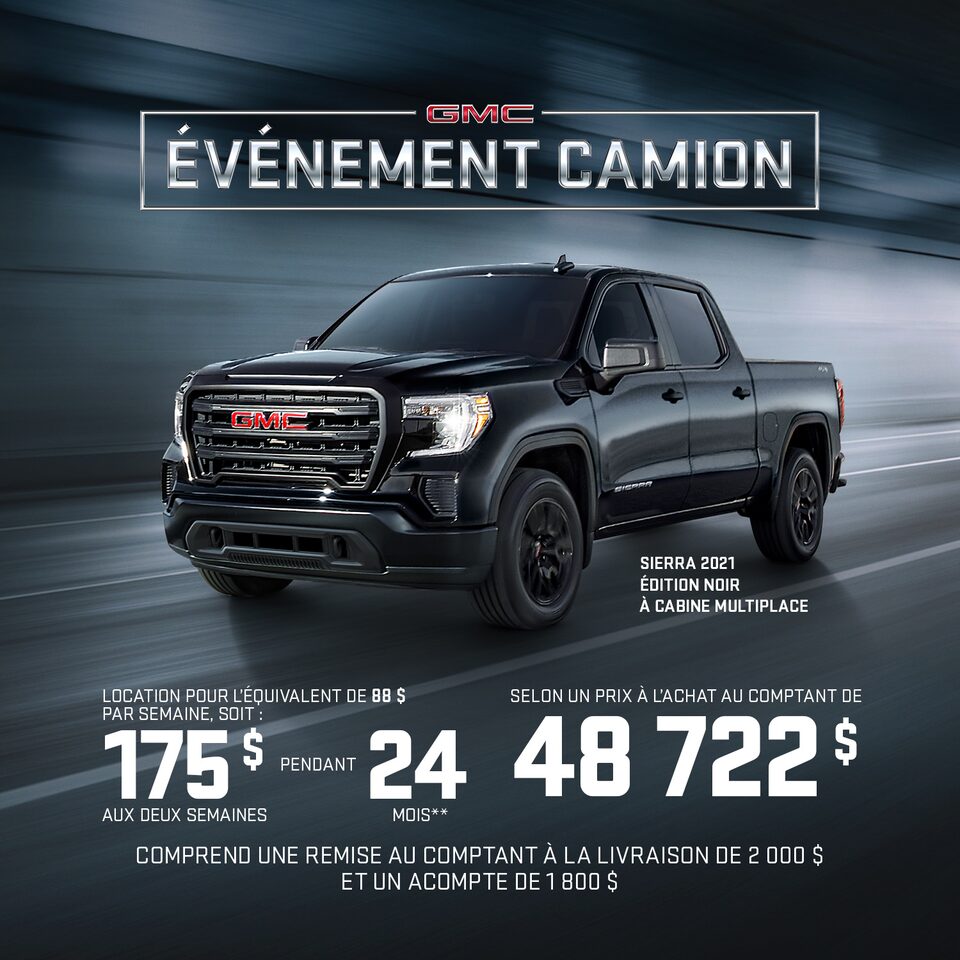 GMC Canada Camion PickUp, VUS,