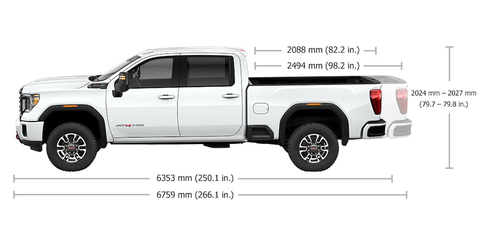 2023 Sierra HD AT4 2500 specs.