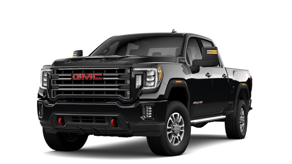 2023 GMC Sierra 3500 AT4 HD in Onyx Black.