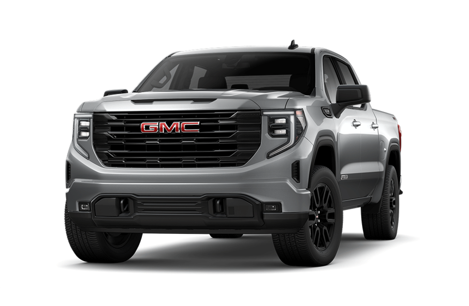 2023 Sierra 1500 SLE Short Bed Crew Cab in Onyx Black.