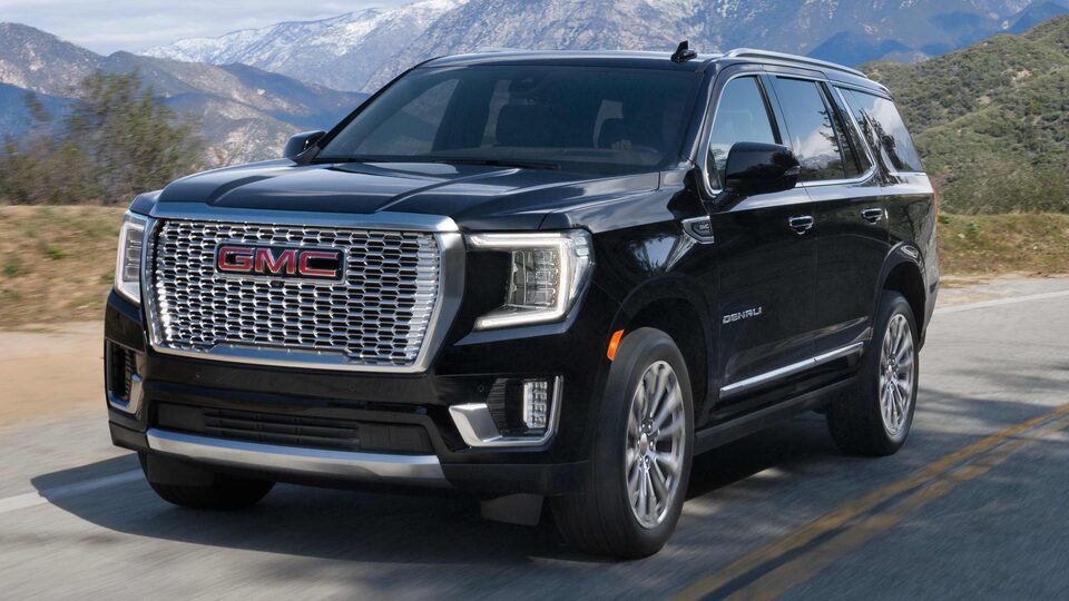 Commande de descente du GMC Yukon 2023.