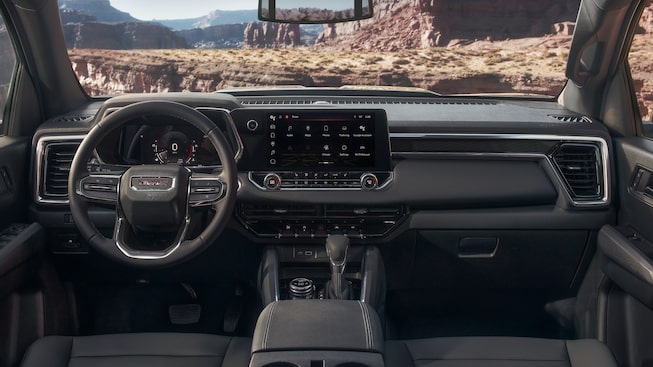 A Rear Passenger View of the new GMC Canyon Elevation