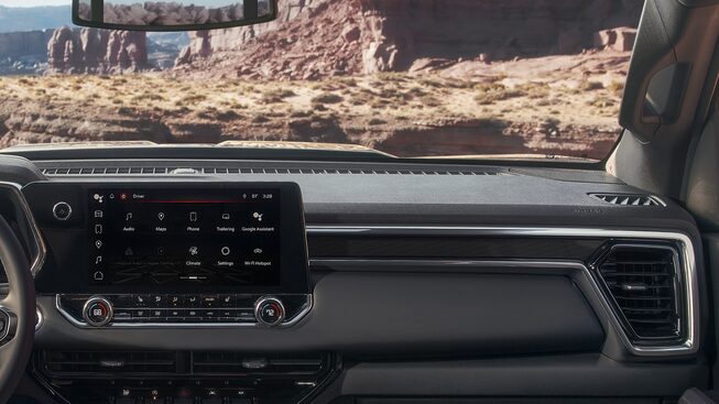 A Front Passenger View of the GMC Canyon Elevation
