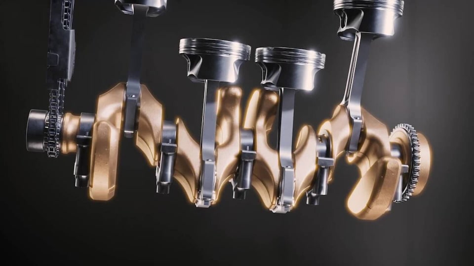 Fully Forged Steel Bottom End of the Sierra 1500 TurboMax Engine