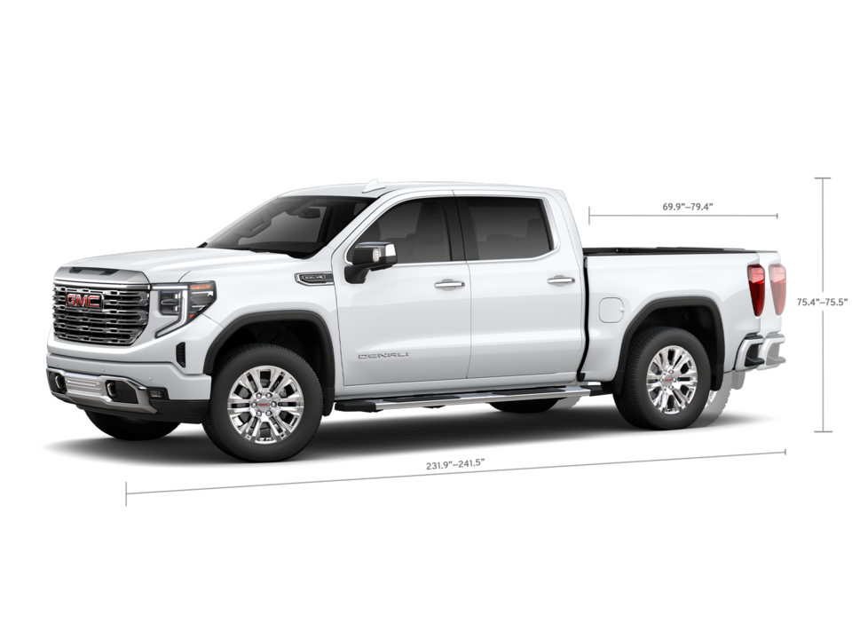 Side Profile View of the 2025 GMC Sierra 1500 Pickup Truck