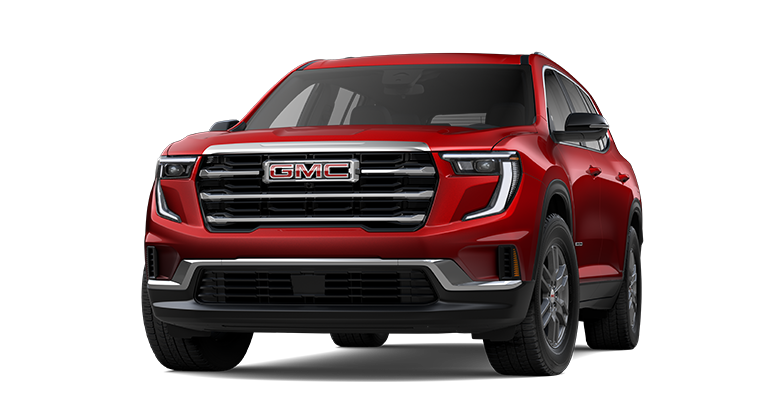 Front Three-Quarters View of the 2026 GMC Acadia Elevation Mid-Size SUV