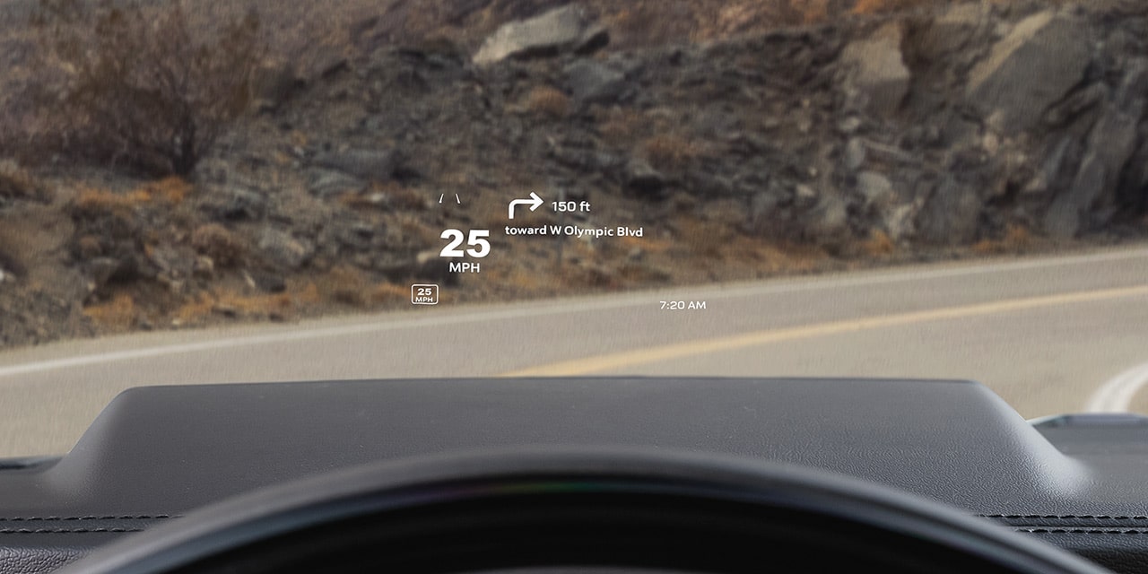 The Head-up Display Feature in the 2026 GMC Yukon AT4 Full-Size Off-Road SUV